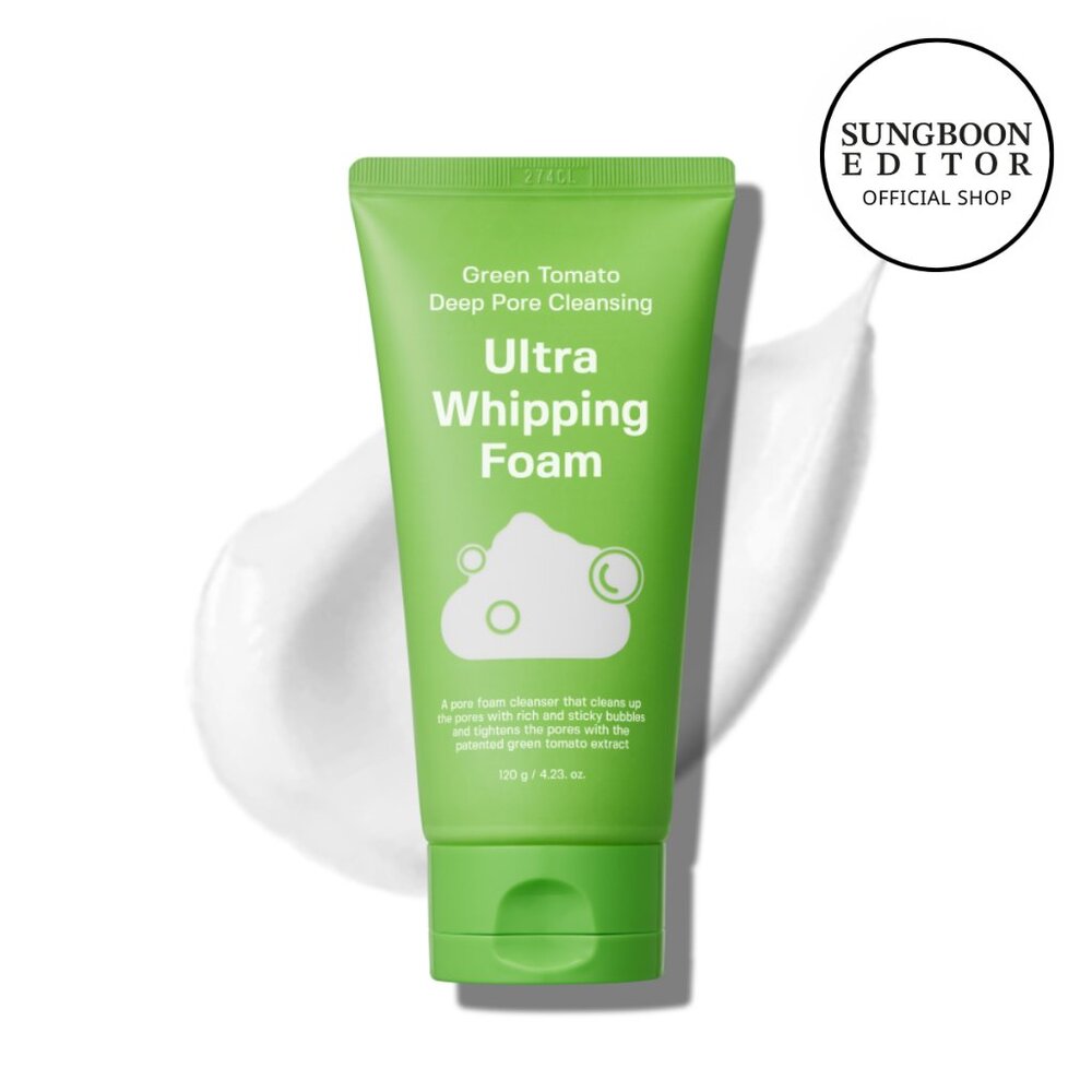 [Sungboon] Green Tomato Deep Pore Cleansing Ultra Whipping Form